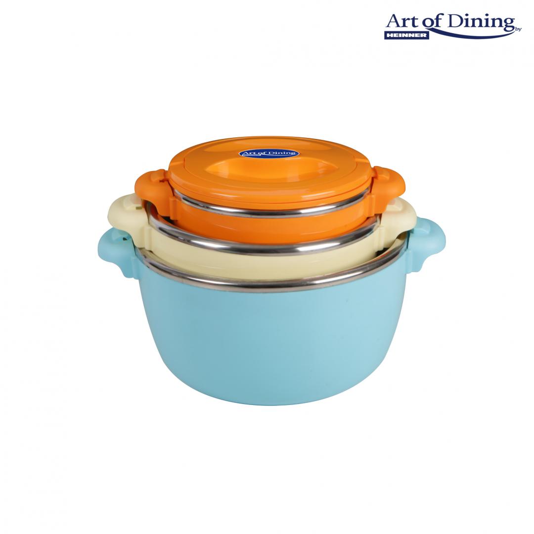 SET 3 CASEROLE TERMICE 2+4+6L,BELLY BLUE, ART OF DINING BY - imagine 3