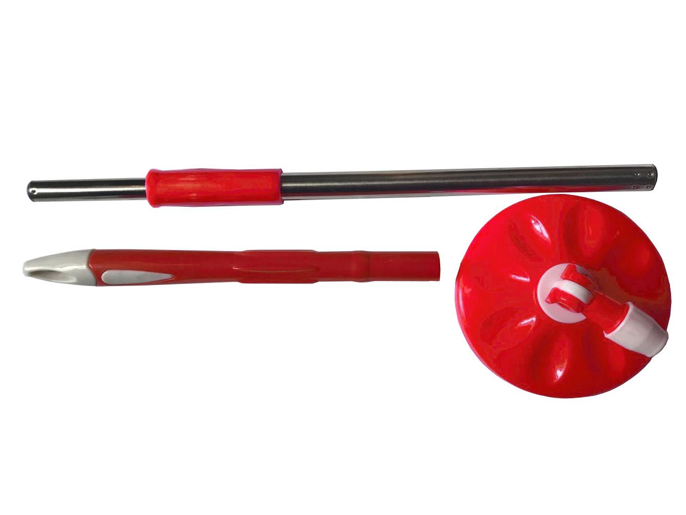 SET CURATENIE PRIMO,MOP ROTATIV 360,ROSU,VANORA HOME - imagine 5