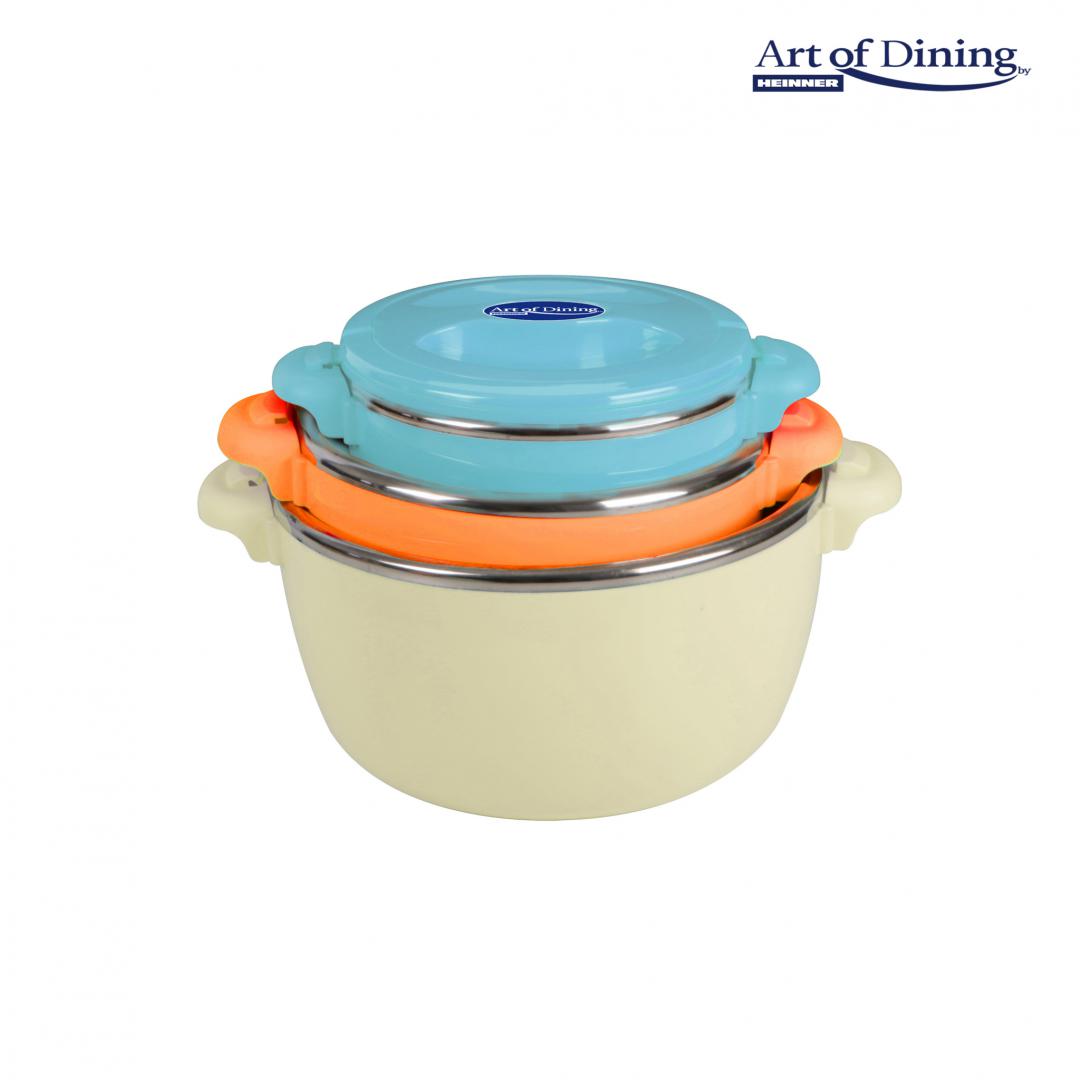 SET 3 CASEROLE TERMICE 2+4+6L,BELLY BEIGE, ART OF DINING BY - imagine 3